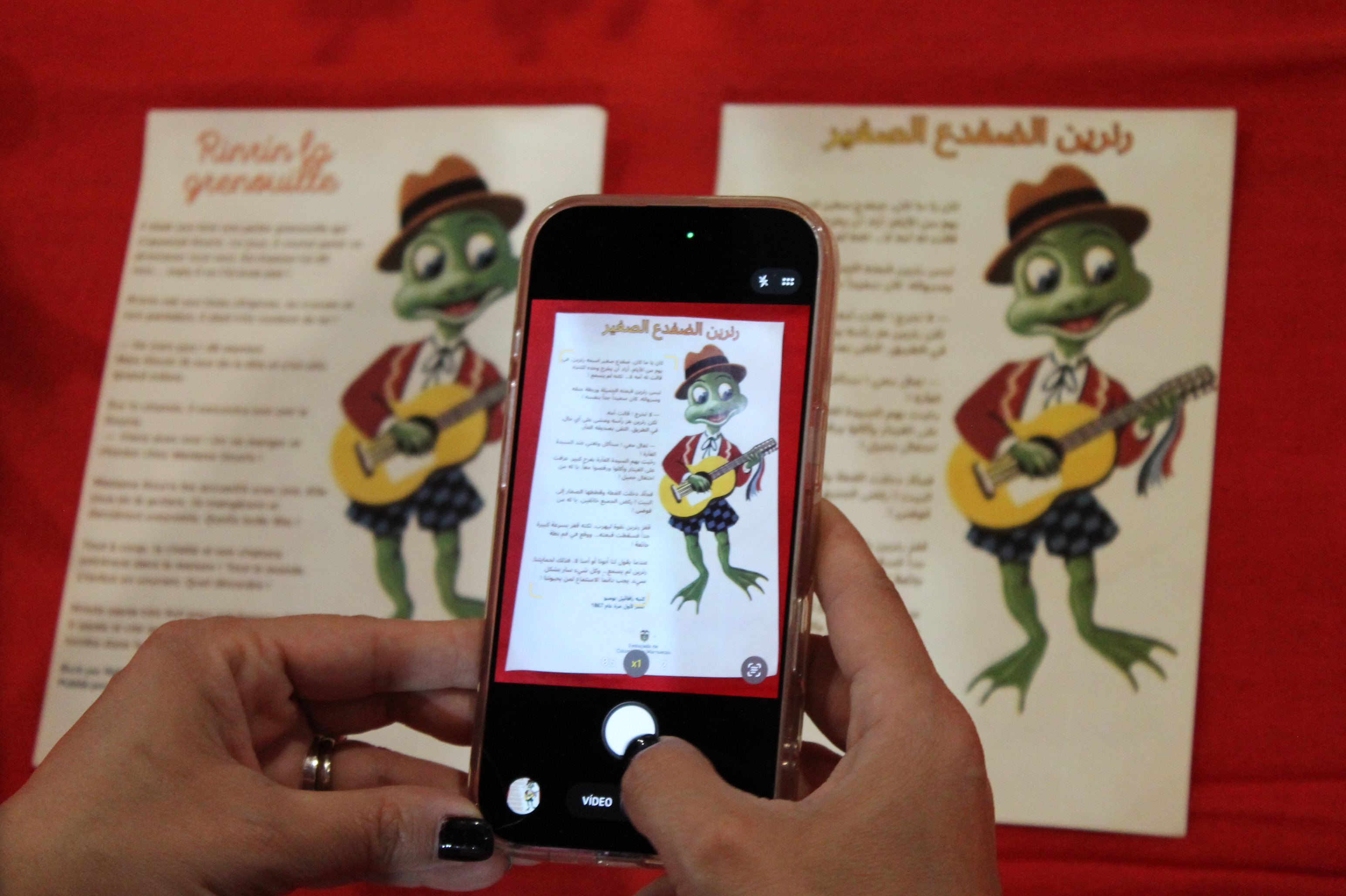 Niños y niñas marroquíes descubren el universo literario de Rafael Pombo en Rabat
