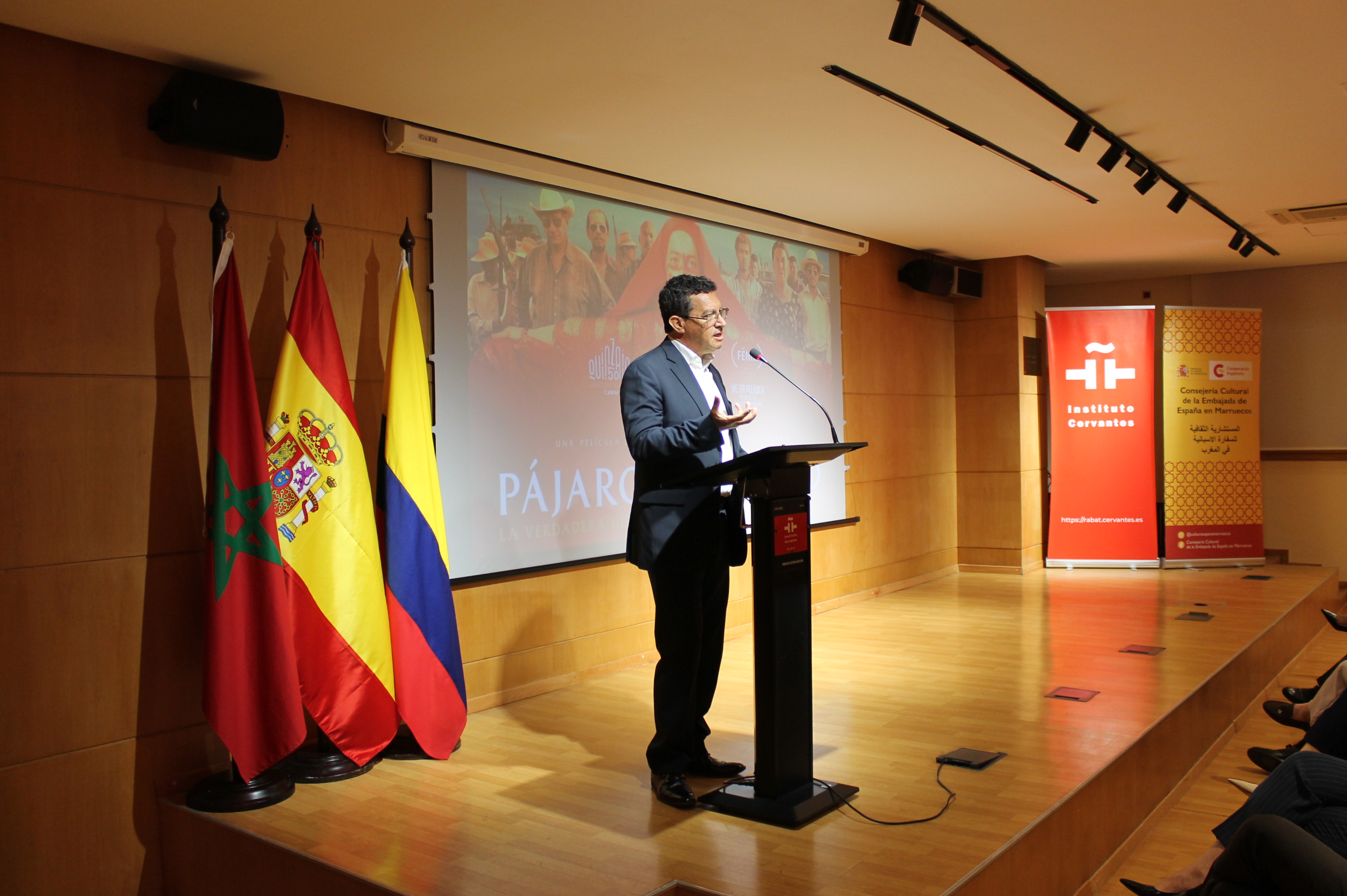 Proyección de “Pájaros de Verano” en el marco del X Festival de Cine en Español de Rabat 