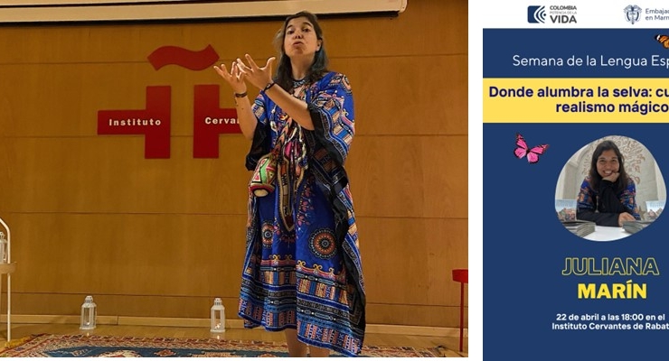 Embajada de Colombia en Marruecos presentó 'Donde Alumbra la Selva: Cuentos de Realismo Mágico”, en el marco de la Semana de la Lengua Española